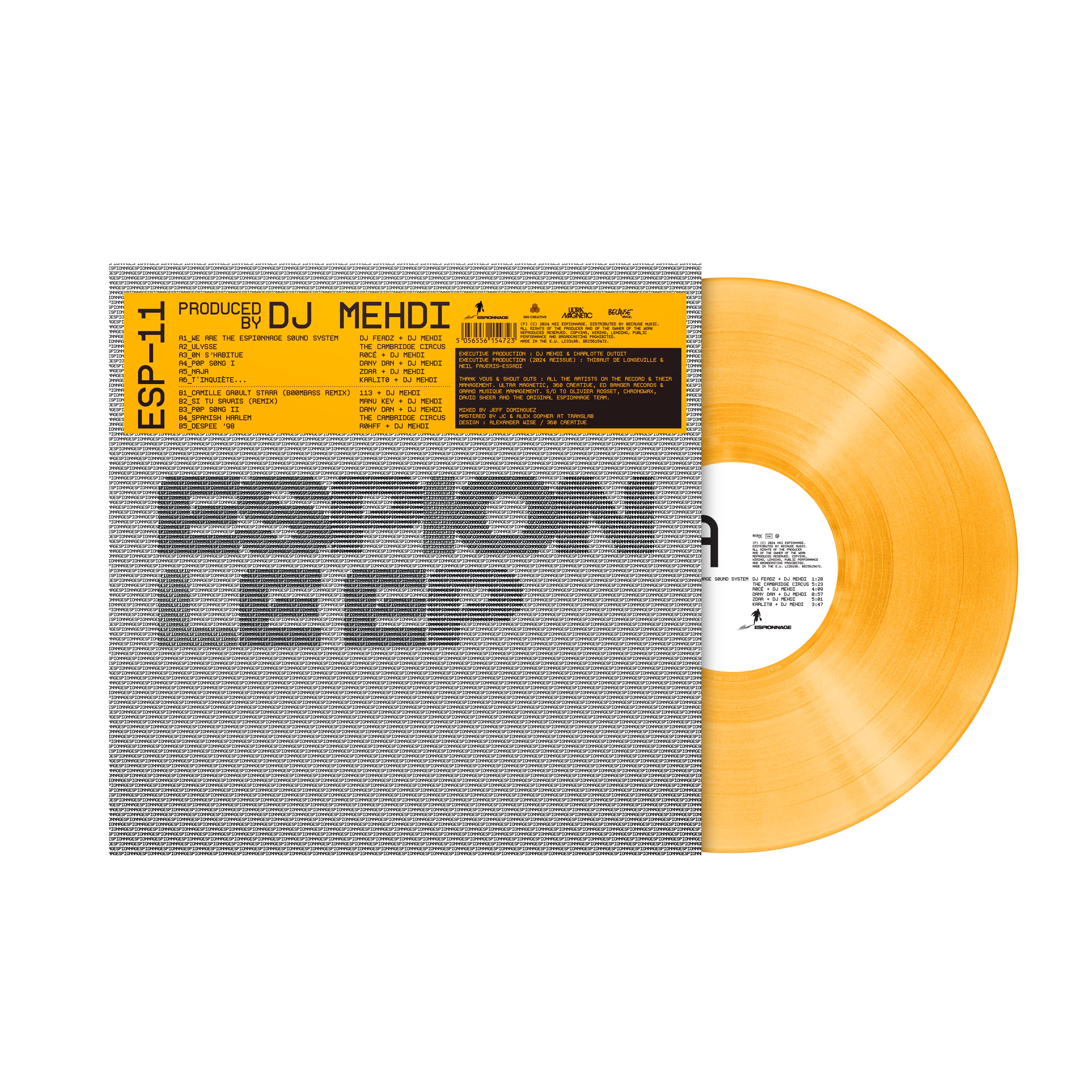 ESPION LE EP - VINYL REPRESS édition Orange