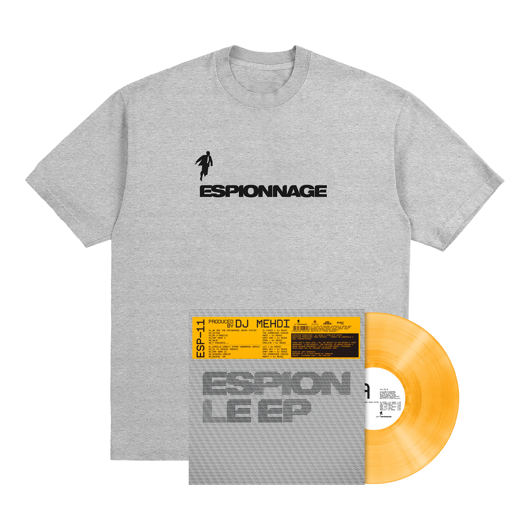 PACK "ESPION" TEE + VINYLE édition Orange